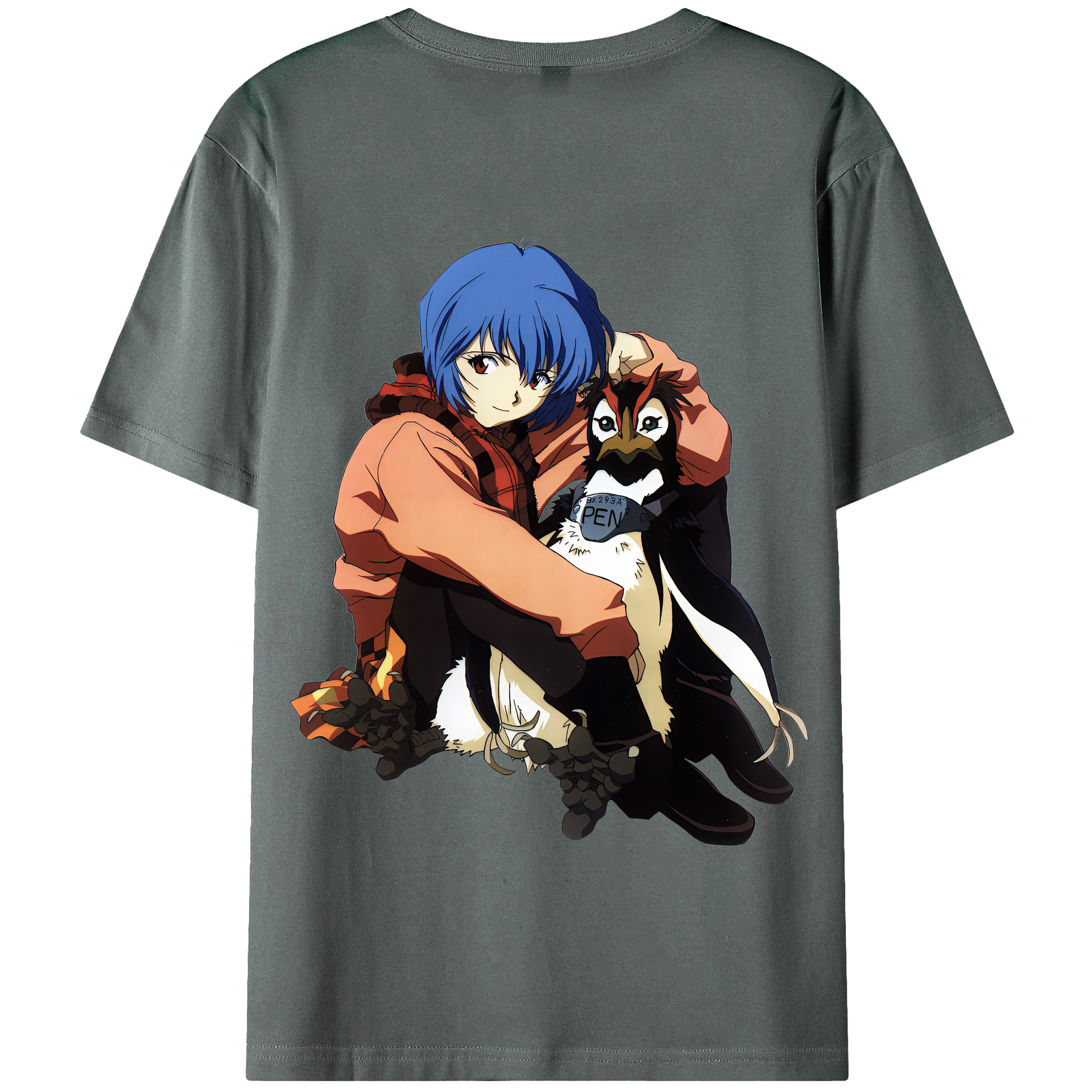 （画像用） EVA 新世紀エヴァンゲリオン 綿100％半袖Tシャツ（背面プリント）